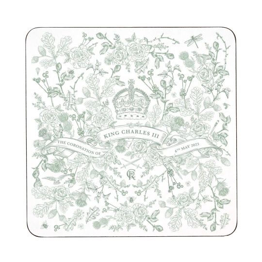 Coronation Tea Coaster | english-heritageshop.org.uk
