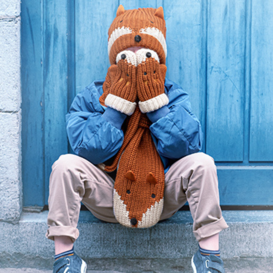 Knitted Fox Hat