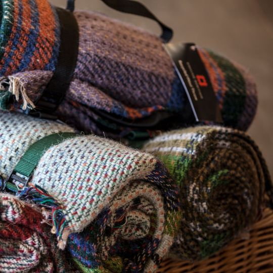 English Heritage Waterproof Wool Picnic Blanket