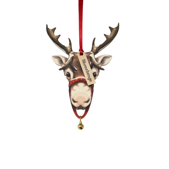 Stonehenge Reindeer Hanging Decoration