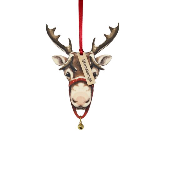  Stonehenge Reindeer Hanging Decoration