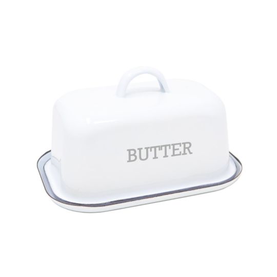 Buy Enamel Butter Dish English Heritage