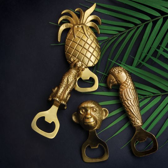 Bronze Pineapple Bottle Opener