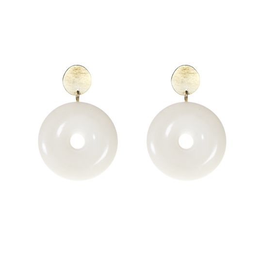 Vilma Circular Double Stud Earrings
