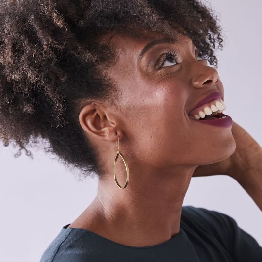 Ruthi Round Drop Earrings