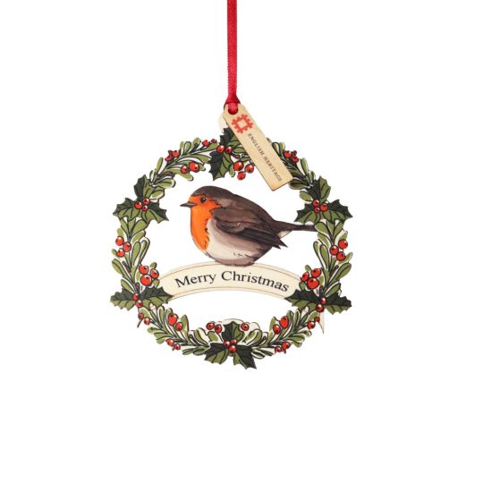  English Heritage Robin Wreath Hanging Decoration