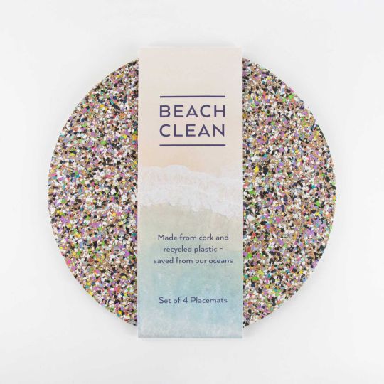  Beach Clean Eco-Friendly Placemats (Set Of Four)