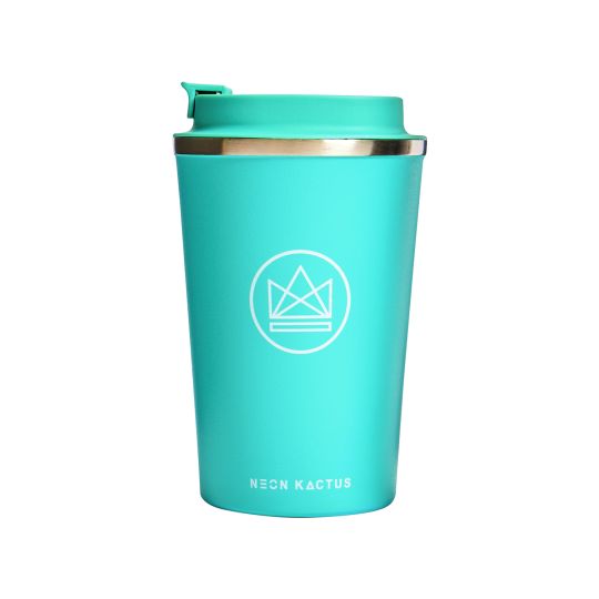  Neon Kactus Reusable Stainless Steel Coffee Cup - Green
