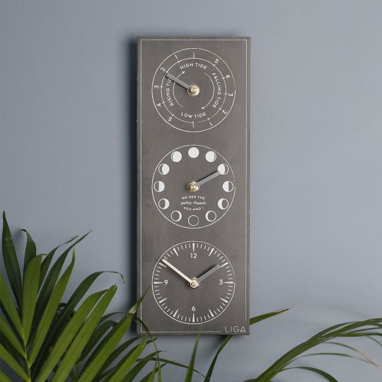  Moon, Tide & Time Clock