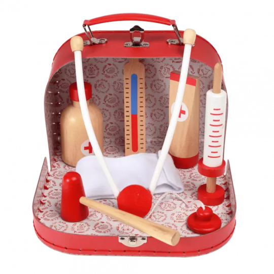 Doctors play set wooden shop