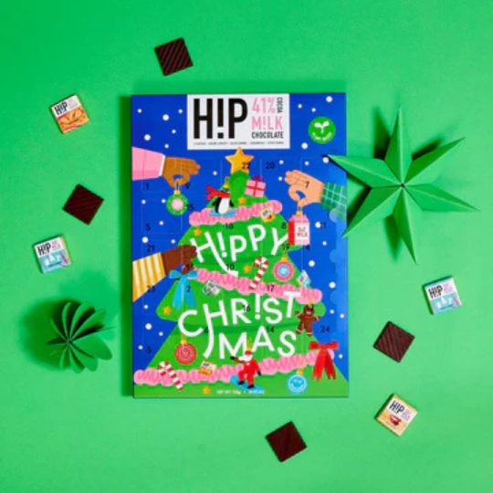 H!P Vegan Chocolate Advent Calendar 120g