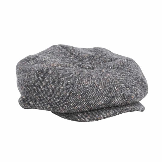 Buy Charcoal Fleck Baker Boy Cap | English Heritage