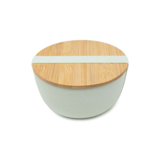  Bamboo Bowl With Lid - Green