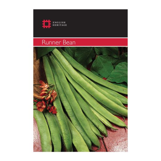  English Heritage Runner Bean Scarlet Emperor Seeds