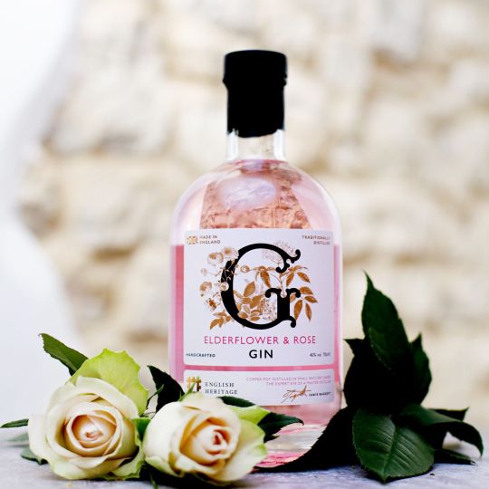 Buy English Heritage Elderflower Rose Gin (70cl) English Heritage