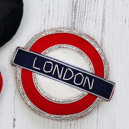 London Tube Sign Hanging Decoration