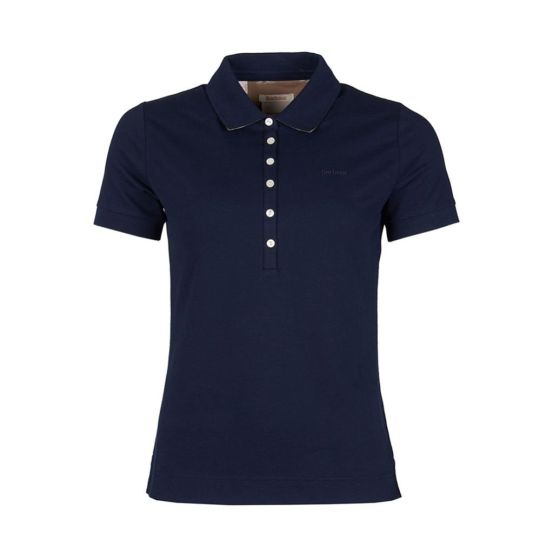 Buy Stonehenge Barbour Ladies Navy Polo Shirt | English Heritage