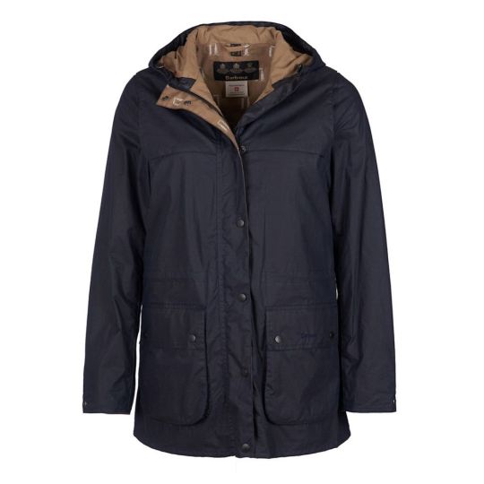 Buy Stonehenge Barbour Solstice Ladies Jacket Navy | English Heritage