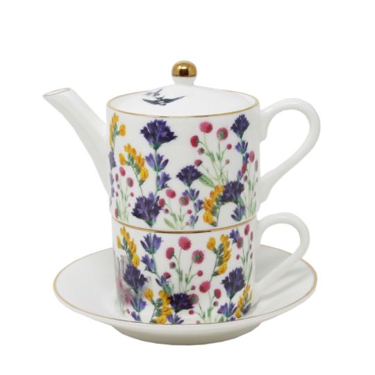  Stonehenge Equinox Bone China Tea For One Set