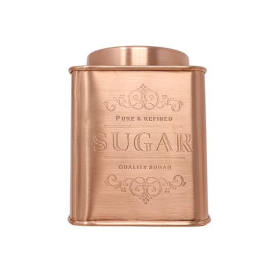 copper luxury tea coffee sugar canisters