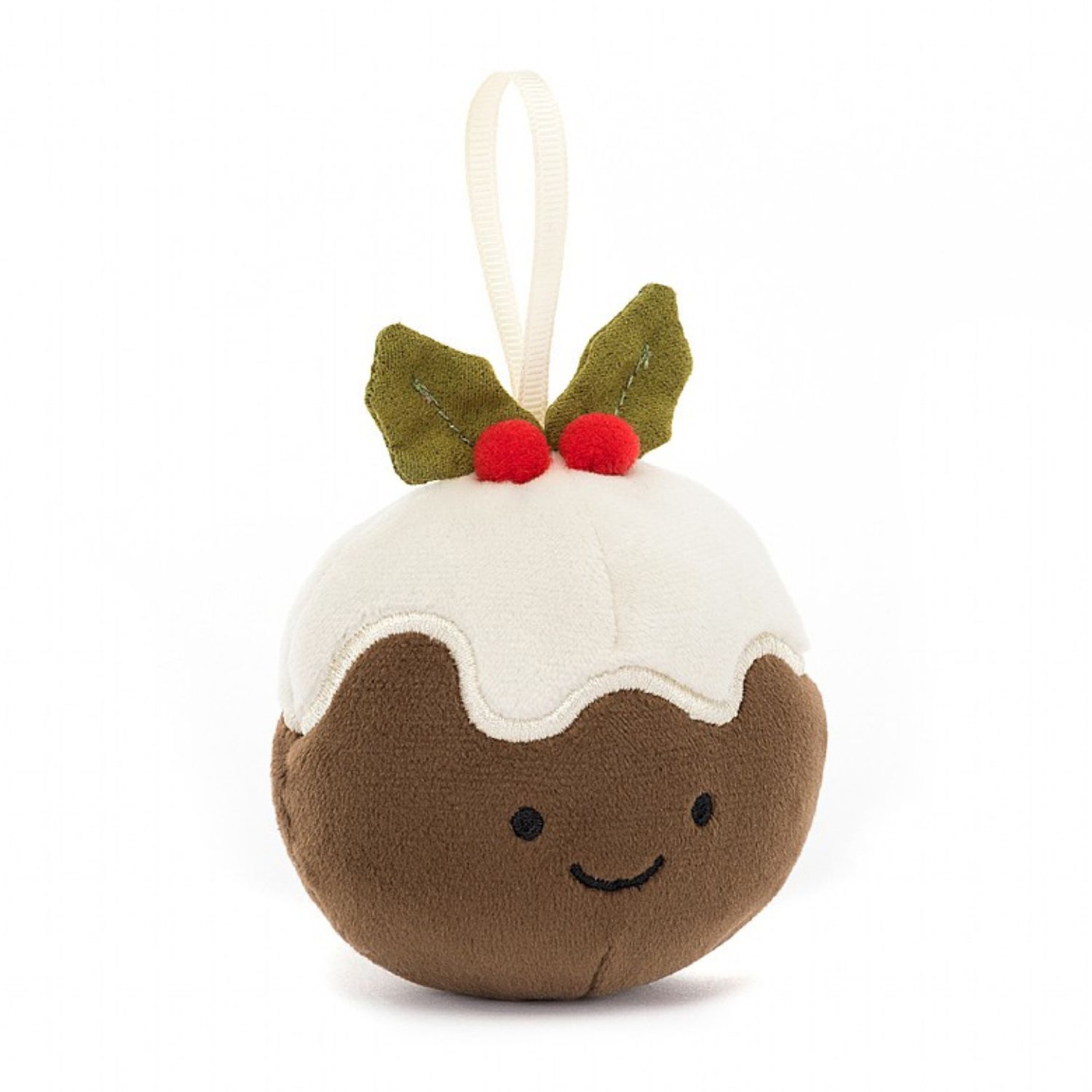 Christmas Pudding Plush Decoration
