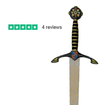 5 Star Reviews for our Black Prince  Replica Sword